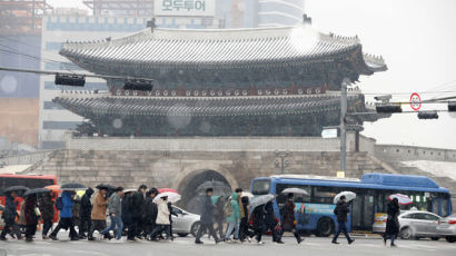 오늘 출근길 중부지방 최고 10㎝ 폭설