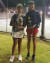 미국에서 열린 12세 이하 테니스대회에서 우승을 차지한 이재아(왼쪽). [이수진 인스타그램]