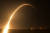 21일 오후 8시 45분 경(현지시각) 이스라엘 스타트업 스페이스일(SpaceIL)이 제작한 무인 달 탐사선 베레시트(Beresheet)가 스페이스X의 팰컨 9 로켓에 실려 발사되고 있다. [UPI=연합뉴스]