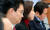 자유한국당 나경원 원내대표가 22일 오전 국회에서 열린 원내대책회의에서 발언하고 있다. [연합뉴스]