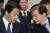 임종석 전 대통령 비서실장(왼쪽)과 조국 민정수석. 사진은 두 사람이 지난해 12월 31일 서울 여의도 국회에서 열린 운영위원회 전체회의에 출석해 대화를 하고 있는 모습. [뉴스1]