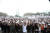 3·1절 100주년을 맞아 충남 천안 독립기념관에서 열린 기념식에 참석한 시민들이 대한독립 만세를 외치고 있다. [연합뉴스]
