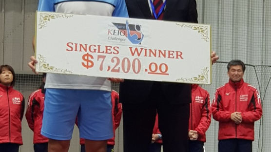 100위 노리는 권순우, 게이오 챌린저 테니스대회 우승
