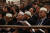 무슬림 소수민족 대표들이 전인대 개막식에 참석했다. [EPA=연합뉴스]