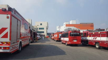 충북 음성 닭고기 공장서 암모니아 가스 누출…20명 병원 이송