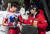 9일 캐나다 휘슬러에서 열린 스켈레톤 세계선수권에서 레이스를 치른 정승기(왼쪽). [EPA=연합뉴스]