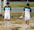 2011년 1월 카타르 아시안컵 준비 당시 축구화를 들고 훈련장으로 향하는 손흥민(왼쪽)과 박지성. [일간스포츠]