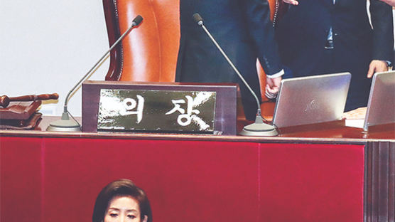[사진] 나경원 “한국 대통령은 김정은 수석대변인” 외신 인용 파문