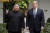 지난달 28일 베트남 하노이 메트로폴 호텔에서 열린 2차 북·미 정상회담에서 김정은 북한 국무위원장(왼쪽)과 도널드 트럼프 미국 대통령이 단독회담을 마친 뒤 잠시 산책하고 있다. [AP=연합뉴스] 