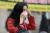 서울에 초미세먼지주의보가 발령된 20일 오전 서울 종로구 광화문 네거리에서 한 시민이 미세먼지 마스크를 쓰고 있다. [뉴시스]