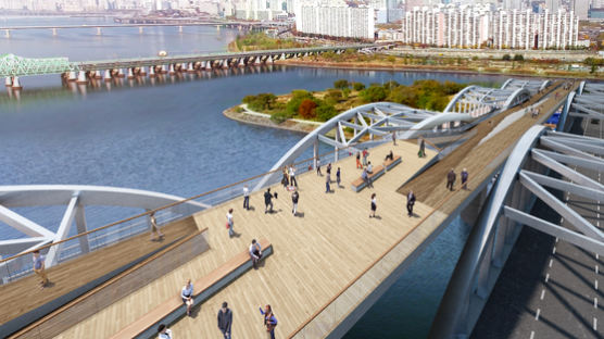 “한강대교 위에 2층 인도교”…2021년 ‘한강 보행교’ 개통