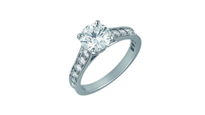 [江南人流] 손가락 위에 내려 앉은 별…다이아몬드 웨딩 반지