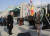 벨기에 필리프 국왕이 26일 오전 서울 용산구 전쟁기념관에서 열린 벨기에 참전용사 추모행사에서 벨기에 추모탑에 헌화한 뒤 묵념하고 있다. [연합]