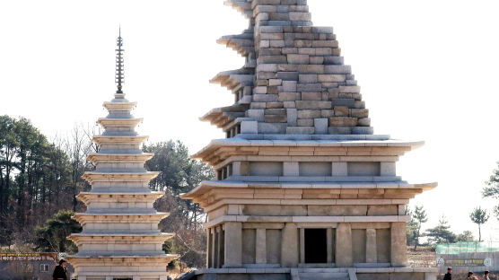 [서소문사진관] 국보 11호 익산 미륵사지 석탑, 18년만에 다시 일반 공개돼