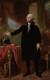 미국의 초대 대통령 조지 워싱턴은 왕정의 유혹을 끝까지 거절하고 민주주의를 지켰다.