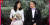 지난 29일 말레이시아 푸트라자야의 한 호텔에서 결혼식을 올린 요비인(36) 말레이시아 에너지·과학기술·환경·기후변화부 장관(왼쪽)과 IOI 프로퍼티스 그룹의 리요우셍(40) 최고경영자(CEO). [현지 방송영상 캡처=연합뉴스]