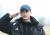 가수 김형준이 2017년 4월 6일 충남 논산훈련소 입소를 앞두고 포즈를 취하고 있다. [일간스포츠]. 