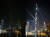 30일 두바이의 가장 유명한 건축물 부르즈 칼리파의 화려한 조명들이 캠페인 시간에 맞춰 잠시동안 모습을 감췄다. [신화=연합뉴스]