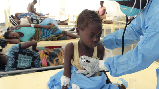 [서소문사진관] 콜레라 창궐한 모잠비크 , 하루 새 감염자 두배 급증