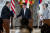 지난해 7월 한·미·일 외교장관 회담에 참석한 폼페이오 장관, 고노 외무상, 강경화 장관(왼쪽부터). [AP=연합뉴스] 
