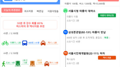 비오는 날 '지하철+택시'로…서울시, 맞춤형 교통정보 제공