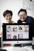 운세 어플 &#39;포스텔러&#39;의 공동 창업자인 심경진(사진 오른쪽) 대표와 김상현 대표가 포스텔러 속 캐릭터들을 보여주고 있다. 장진영 기자