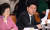 장제원 자유한국당 의원이 9일 서울 여의도 국회에서 열린 문형배 헌법재판소 재판관후보자 인사청문회에서 질의를 하고 있다. 뉴스1