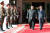 문재인 대통령(오른쪽)과 김정은 국무위원장이 지난해 5월 26일 판문점 북측 판문각 회담장으로 들어오고 있다. [사진=청와대 제공]