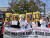 낙태죄 폐지를 주장하면 헌법재판소 앞에 모인 의료인들 . 김정연 기자