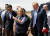 닐슨 장관은 해임 발표 불과 사흘 전인 지난 5일 트럼프 대통령과 함께 미-멕시코 국경 지대 회의에 참석했다. [로이터=연합뉴스]