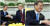 문재인 대통령이 11일 오후(현지시각) 미국 워싱턴 백악관에서 열린 한미 정상회담에 앞서 도널드 트럼프 미국 대통령과 악수하고 있다. [뉴스1]