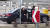 러시아 모스크바를 방문했던 김정은 북한 국무위원장의 최측근 인사 김창선 북한 국무위원회 부장(뒤쪽)이 지난달 23일(현지시간) 모스크바에서 극동 블라디보스토크로 가기위해 셰례메티예보 공항에 도착한 뒤 차에서 내리고 있다.[연합뉴스]