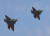 현존하는 세계 최고의 스텔스기로 불리는 F-22 랩터(왼쪽)와 F-35A 전투기가 지난 2월 호주 아발론공항에서 열린 에어쇼에서 함께 비행하고 있다. [EPA=연합뉴스] 
