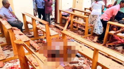 스리랑카 부활절 악몽···8곳서 동시 폭발 "최소 156명 사망"