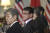 지난 19일(현지시간) 미국 워싱턴에서 열린 미ㆍ일 외교국방장관회의(2+2) 에 참석한 이와야 다케시(왼쪽부터) 일 방위상과 고노 다로 일 외무상[AP=연합뉴스]