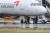 지난 9일 광주공항에 착륙하던 아시아나항공 여객기의 앞바퀴가 파손됐다. [연합뉴스] 