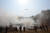 24일 오후 2시15분쯤 강원도 철원군 근북면 비무장지대(DMZ)에서 산불이 발생했다. 사진은 DMZ 보호 위한 민·관·군 산불진화 합동훈련 모습. [사진 북부산림청]  