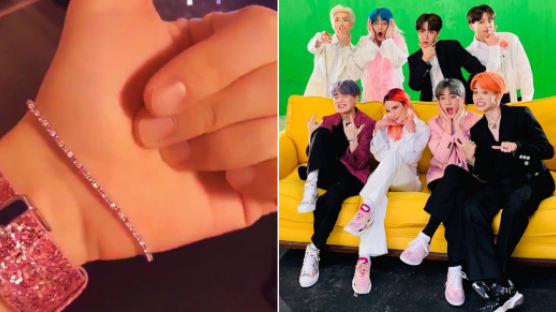 Halsey Gives Out Friendship Bracelets for BTS
