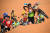 &#39;2019 가민 티탄 사막 산악자전거&#39; 대회가 28일(현지시간) 모로코 메르주가 사막에서 개막했다. 출전 선수들이 사막의 모래 언덕을 오르고 있다. [AFP=연합뉴스] 