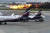 러시아 국영 에어로플로트 항공사 &#39;슈퍼젯 100&#39; 기종 여객기가 5일(현지시간) 비상착륙하는 과정에서 화염에 휩싸이고 있다. [AP=연합뉴스]