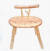 김보람(길공방) 목수의 &#39;깎아 만든 작고 낮은 의자&#39;. [사진 우드플래닛]