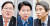 8일 더불어민주당 원내대표 경선에 출마한 김태년·노웅래·이인영 의원(가나다순). [중앙포토]