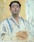변월룡이 1963년 교국과의 인연을 끊기로 결심한 해에 그린 자화상. 미완성 작품이다.[사진 학고재갤러리]