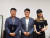 왼쪽부터 ‘KBS미디어 유지혁PD, 뷰티앤팩토리 오창렬대표, 왕홍 웨이야’ 가 출연 및 업무협약을 체결한 후 기녕촬영을 하고 있다.