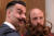 18일(현지시간) 벨기에 앤트워프에서 열린 2019 세계 수염·콧수염 선수권대회에서 참가자들이 멋지게 기른 수염을 뽐내고 있다. [로이터=연합뉴스] 
