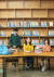 박하형·홍예린·이수경(왼쪽부터) 학생기자가 오디세이학교 학생들이 이용할 수 있는 도서관을 둘러봤다.