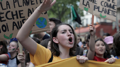 [서소문사진관]기후를 위한 학교 파업, 세계 청소년들 거리로 나서다 