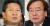더불어민주당 소속 정청래 전 의원(왼쪽)과 강효상 자유한국당 의원. [중앙포토·뉴스1]