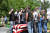지난 25일(현지시간) 미국 오하이오주(州) 신시내티의 스프링 그로브 묘지에서 열린 한국전 참전용사 헤즈키아 퍼킨스씨의 장례식 모습 [스프링 그로브 묘지 페이스북] 