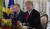 오른쪽부터 도널드 트럼프 미국 대통령, 패트릭 섀너핸 국방장관대행, 존 볼턴 백악관 국가안보보좌관.